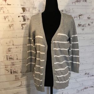 Grey striped Cardigan